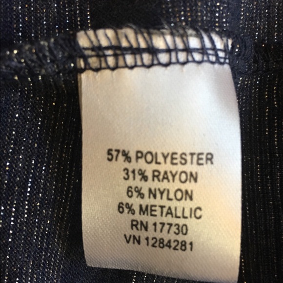 NYE Converse Navy & Silver metallic Tank CLEARANCE - Picture 3 of 5